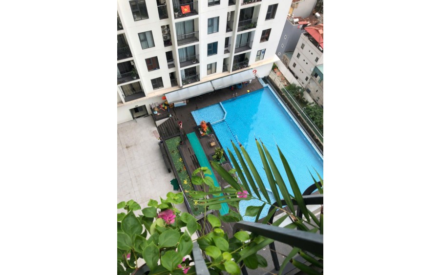 Cho thuê căn hộ Geleximco 897 Giải Phóng Hoàng Mai, 65m2, 2 ngủ, 2 WC, 2 lô gia, Full đồ, 11.5tr